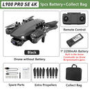 Drone Profissional LYZRC L900 PRO GPS 4K com Duas Câmeras, Motor Brushless, 5G Wi-Fi e FPV – Dobrável para Fotografia Aérea